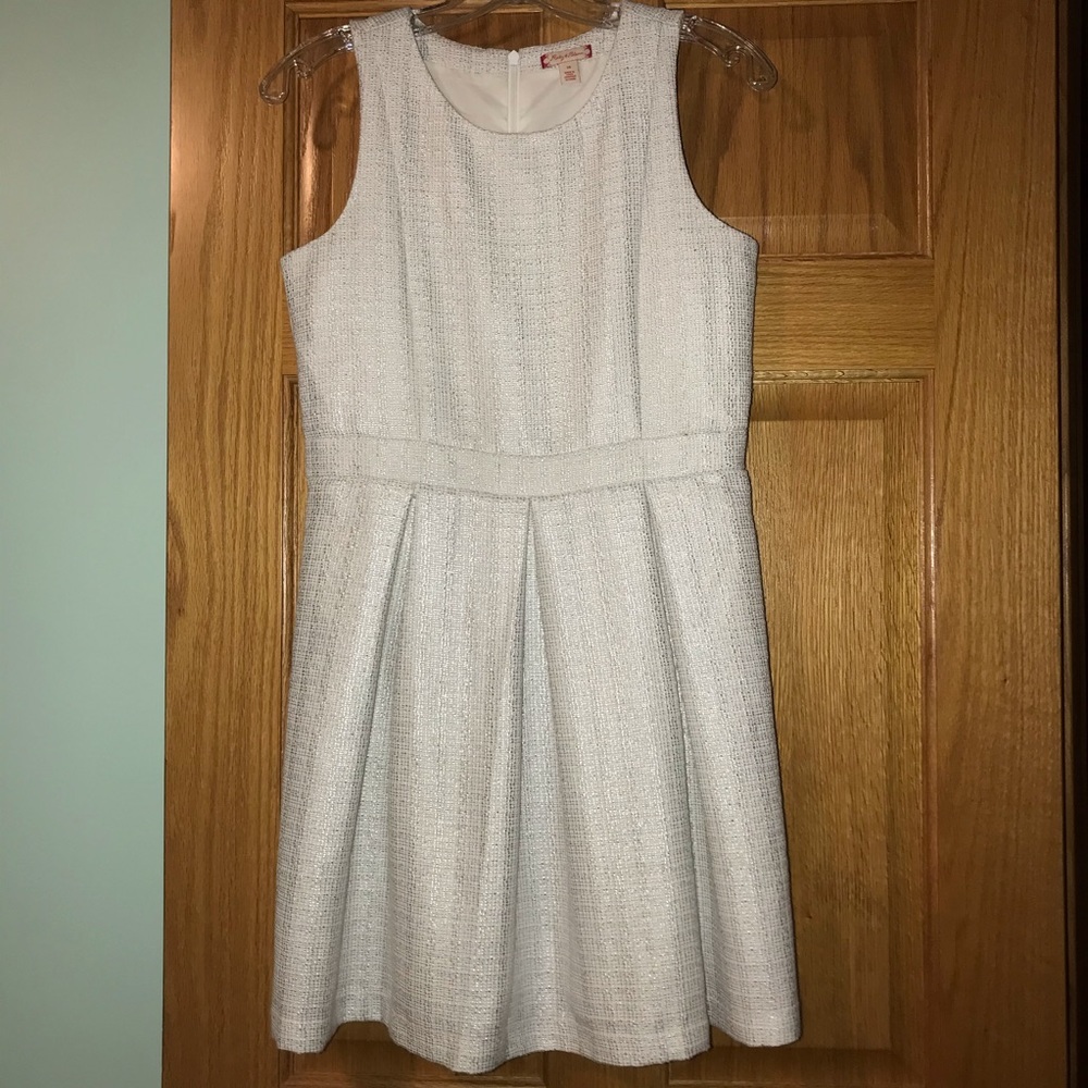 Ruby & bloom dress white silver very elegant